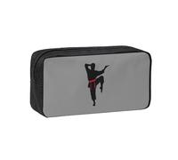 NImongt Trousse à stylos unisexe avec imprimé karaté - Grande capacité - Pour bureau, voyage