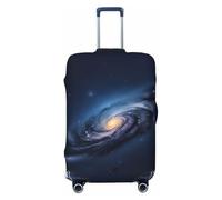 NImongt Univers Milky Way Galaxy Print Valise Housse élastique universelle Accessoire de bagage Vacances Plage Affaires Voyage, Noir , M, Bagage à main