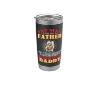 N'importe quel homme peut être un père Old English Sheepdog Gobelet isotherme en acier inoxydable double paroi