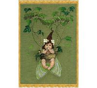 Nimue point de croix set "La balançoire", motif à compter, 51k, 19x26cm