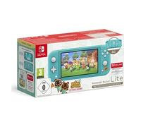 Nintendo Console Switch Lite Animal Crossing: New Horizons Timmy et Tommy Aloha édition (turquoise) avec jeu préinstallé et abonnement 12 mois Switch Online