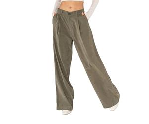 Nina Carter K901 Pantalon large élégant pour femme - Pantalon palazzo fluide en tissu léger jambe large pantalon de début de saison, XL