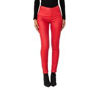 Nina Carter LC001 Pantalon pour femme taille haute effet cuir push-up stretch jean, XS Slim