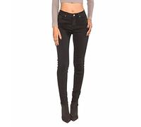 Nina Carter - P076-2B - Pantalon en jean stretch pour femme, Noir (P076-8), S