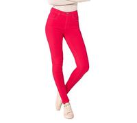 Nina Carter P106 - Jean pour femme - Coupe ajustée - Push Up - Skinny - Taille mi-haute, Framboise (P106-20), L mince