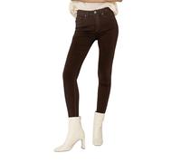 Nina Carter P106 - Jean pour femme - Coupe ajustée - Push Up - Skinny - Taille mi-haute, Marron foncé (P106-79), XL