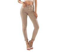 Nina Carter P106 Pantalon jean slim push-up pour femme - Taille mi-haute, M Slim