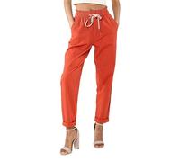 Nina Carter P500 Jean décontracté pour femme, style jogging, taille haute, pantalon de jogging, jeans d'été, XL