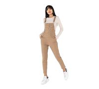 Nina Carter Salopette en jean pour femme, Jean boyfriend, Combinaison en denim, Look usé, Salopette d'été, XL