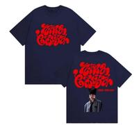 Nina Chuba Arena Tour 2025 T-Shirt, Manches Courtes Col Ras du Cou Style Urbain Décontracté Unisexe à Porter Au Quotidien Style Smart Cool,Bleu,XXS