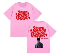 Nina Chuba Arena Tour 2025 T-Shirt, Manches Courtes Col Ras du Cou Style Urbain Décontracté Unisexe à Porter Au Quotidien Style Smart Cool,Rose,L