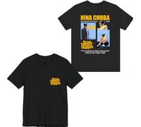 Nina Chuba Merch Deutschland Schweiz Tour 2025 T-shirt à manches courtes pour homme et femme, Noir , XS