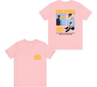 Nina Chuba Merch Deutschland Schweiz Tour 2025 T-shirt à manches courtes pour homme et femme, rose, S