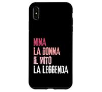 Nina La Donna Il Mito La Leggenda Festa di Compleanno Coque pour iPhone XS Max