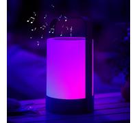 Lumisky Lampe enceinte Nina – Bluetooth sans fil – Gris