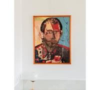 Nina, le portrait en bleu et rouge n°137