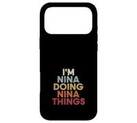 Nina Name Nina Personalized Name First Given Coque pour iPhone 17 Pro Max