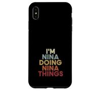 Nina Name Nina Personalized Name First Given Coque pour iPhone XS Max