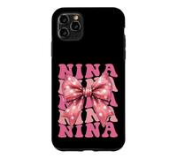 Nina Nœud Coquette esthétique pour Femmes et Filles Coque pour iPhone 11 Pro Max