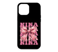 Nina Nœud Coquette esthétique pour Femmes et Filles Coque pour iPhone 12 Pro Max