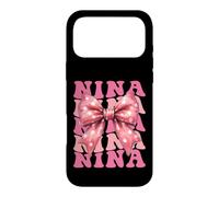 Nina Nœud Coquette esthétique pour Femmes et Filles Coque pour iPhone 17 Pro Max