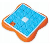 Nina Ottosson Challenge Slider orange/bleu 37 cm - Jouet Puzzle Intelligence pour chiens