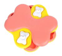 Nina Ottosson Chien Tornado Rose/Jaune 16x5x21 Cm Jouet Puzzle Interactif