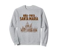 Nina Pinta Santa Maria Columbus Day Christophe Colomb Sweatshirt