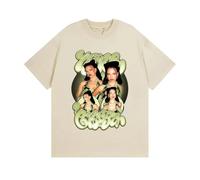Nina Rapper Chu-ba Album T-Shirt Style Rétro Harajuku en Coton Unisexe À Manches Courtes Tee Tendance-Khaki||3X_l