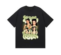 Nina Rapper Chu-ba Album T-Shirt Style Rétro Harajuku en Coton Unisexe À Manches Courtes Tee Tendance-Black||l