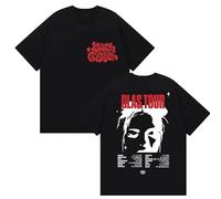 Nina Rapper Chu-ba Tour 2025 T-Shirt Tendance en Coton À Col Rond Et Manches Courtes, Style Hip-hop Décontracté, Vêtements De Ville pour Hommes Et Femmes, Haut D'été-Black||x_s