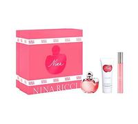 NINA RICCI Nina Eau De Toilette 50 ml vaporisateur + Locion Corporal Perfumada 75 ml + Desodorante Roll-On 1 unité pour adultes, parfum quotidien élégant, 50 ml, vaporisateur