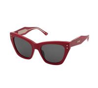Nina Ricci SNR323 Lunettes Shiny Full Red 54 pour Femme, Shiny Full Red, 54