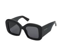 Nina Ricci Snr395 Lunettes de Soleil, Noir Brillant, 51 Femme