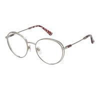 Nina Ricci VNR312 Lunettes Shiny Red Gold 53 pour femme, Rouge brillant/doré, 53