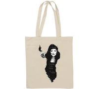 Nina Sac fourre-tout en coton naturel Blanc