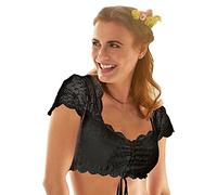 Nina von C. - Chemisier Dirndl Traditionnel à Manches Courtes Nina 48 462 971 0 - Femme - Noir - 42