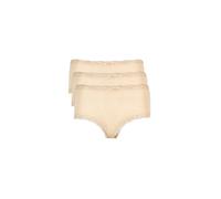 NINA VON C Culotte taille haute lot de 3 nude beige | 46