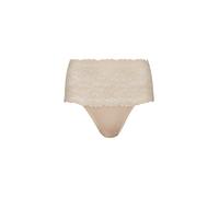 NINA VON C Slip taille haute MILLEFLEURS latte macchiato beige | 38