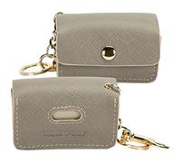 NINA WOOF - Porte-Sacs à Excréments pour Chien - Porte-Sacs à Excréments Polyvalent en Cuir Végétalien pour Déchets d'Animaux (Grey)