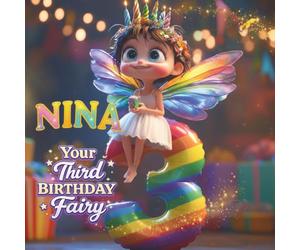 Nina, Your Third Birthday Fairy: A Personalized Third Birthday Story and Memory Keepsake for Boys and Girls - The Perfect Gift to Celebrate Turning Three