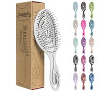 Ninabella Brosse Cheveux Demelante - Brosse a Cheveux en Plastique Recyclé pour Femme Homme - Brosse pour Cheveux Bouclés Fin Crepus Afro Frisés Epais Ondulés Sans Tirer