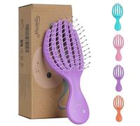 Ninabella Brosse Cheveux Demelante pour Enfant - Mini Brosse a Cheveux Design Poulpe pour Cheveux Bouclés Lisses Afro Crépus Frisés - Brosse à Cheveux Anti Noeuds pour Boucles