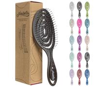 Ninabella Brosse Demelante Cheveux - Brosse a Cheveux Femme Homme Enfant Fille Garcon pour Cheveux Bouclés Lisses Crepus - Brosse à Cheveux Anti Noeuds pour Boucles ne Tire pas