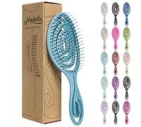 Ninabella Brosse Demelante Cheveux - Brosse a Cheveux Femme Homme Enfant Fille Garcon pour Cheveux Bouclés Lisses Crepus - Brosse à Cheveux Anti Noeuds pour Boucles ne Tire pas