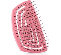 Ninabella Mini Brosse Cheveux Demelante pour Femme & Enfant - Ne Tire pas - Brosse a Cheveux Bouclés Taille Voyage Brushing Fille & Garçon - Brosses à Spirales Uniques