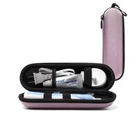 Nincha Étui de voyage compact pour brosse à dents électrique, sac de rangement de protection en EVA pour Philips Sonicare/Oral-B, étui de transport portable étanche avec poche en maille et bandes