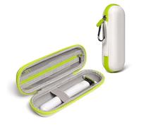 Nincha Étui de Voyage Compact pour Tondeuse et Rasoir Électrique Hybride, Tondeuse Corps + Visage QP2724/90, QP2834/70, QP1924/70, QP6531/70, Étui Rigide de Transport, Sac Portable, Blanc&Vertcitron