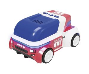 Ninco - Voiture Intelligente avec Lecteur de Code et capteur de Suivi, avec lumières et Sons, Comprend Une Station émettrice, Une Carte et des Cartes avec 8 Fonctions, À partir de 6 Ans (NT10061)