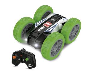 Ninco - Voiture télécommandée réversible Stunt Green 2. Fonctionne sur Batterie. A partir de 6 Ans (NH93204)